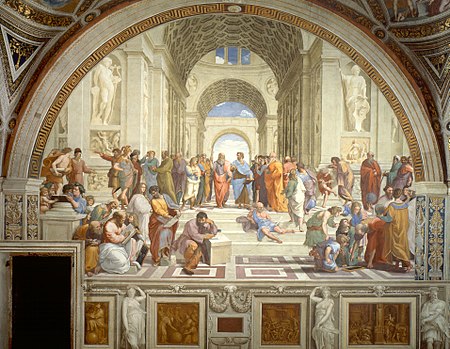 مشهورترین نقاشی های جهان 20 مکتب آتن اثر رافائل