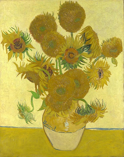 مشهورترین نقاشی های جهان 6 گل‌های آفتابگردان اثر ونسان ون‌گوک
