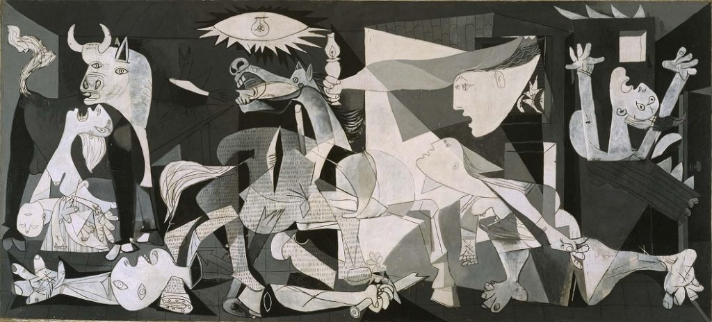 مشهورترین نقاشی های جهان 10 گرنیکا اثر پابلو پیکاسو