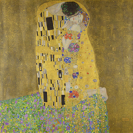 مشهورترین نقاشی های جهان 7 بوسه اثر گوستاو کلیمت