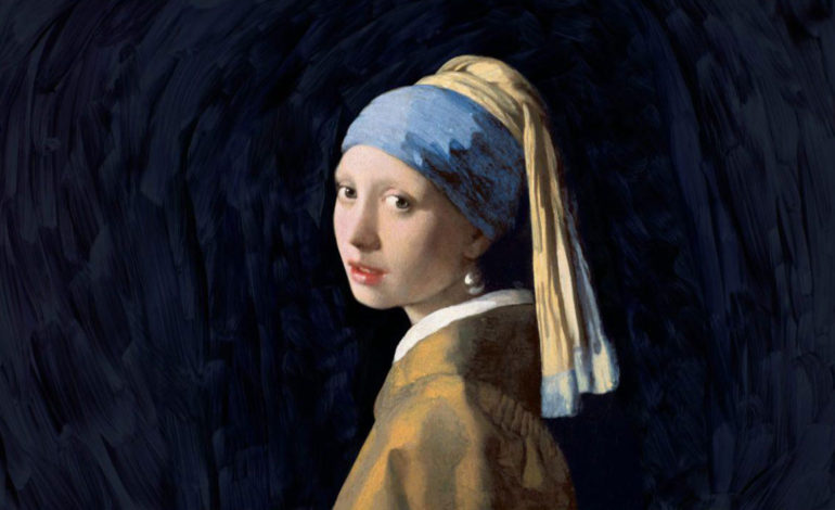 مشهورترین نقاشی های جهان 04 دختری با گوشواره‌ی مروارید اثر یوانس ورمیر